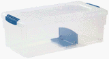 Rubbermaid 4487-L2-AQUAM Photo/Media Storage Box
