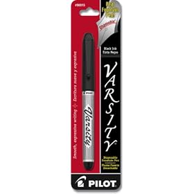 Pilot Varsity Disposable Fountain Pen, Black Ink (90015)