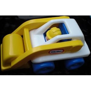 Little Tikes Vintage Dump Truck with a Worker Toy