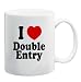 I LOVE DOUBLE ENTRY Mug Coffee Cup 11 oz ~ Accounting