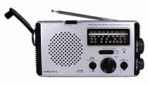Eton FR400 Hand Crank Radio and Power Generator (Silver)