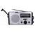 Eton FR400 Hand Crank Radio and Power Generator (Silver)