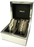 Seiko Womens SXGN71 Gift Set Two Tone Charcoal Dial with Crystal Bracelet Watch 411C%2BK1K8lL. SL160 Seiko Womens SXGN71 Gift Set Two Tone Charcoal Dial with Crystal Bracelet Watch