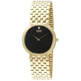 Mens Gold Diamond Watch, Citizen Mens Gold-Tone Diamond Accented Watch