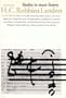 Studies in Music History: Presented to H.C. Robbins Landon on His Seventieth Birthday