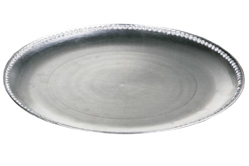 Premier Housewares Sottopiatto con diamanti sul bordo, 33 cm, colore: Argento Premier Housewares Sottopiatto con diamanti sul bordo, 33 cm, colore: Argento