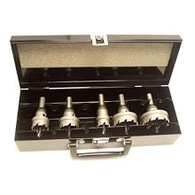 Champion CT5-Set-1 Carbide Tipped Hole Cutter Set 3/16" Thin Metal (7/8", 1-1/8", 1-3/8", 1-3/4", 2")
