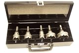 Champion CT5-Set-1 Carbide Tipped Hole Cutter Set 3/16 Thin Metal (7/8, 1-1/8, 1-3/8, 1-3/4, 2)
