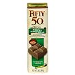 Fifty-50 Almond Chocolate Bars, 2.8-Ounce Bars (Pack of 12)