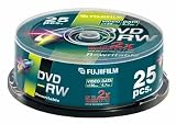 1x25 Fujifilm DVD-RW 4,7GB 2x Speed, Cakebox