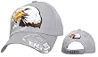 EAGLE - Grey Baseball Cap / Hat One Size Fits Most