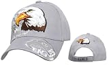 EAGLE - Grey Baseball Cap / Hat One Size Fits Most