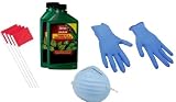 Ortho Max Poison Ivy, Poison Oak & Brush Killer: Contractor/Professional Grade Kit (Super Concentrate, Mask, Flags, Gloves - Makes 8 Gallons)
