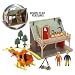 Fireman Sam Mountain Lodge Rescue Playset with Helicopter & Figures_s-1