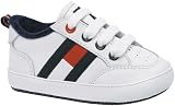Boys' Tommy Hilfiger Ross (4 M U.S. in White/Navy/Red Leather)