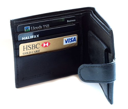 Quality Gents Black Leather Wallet