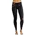 Teeki Womens Buffalo Princess Eco-Friendly Yoga Hot Pants (Black, Small)