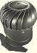 Air Vent Inc. 12"Blk Alu Turbine/Base 52102 Roof Turbines