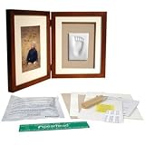 Babyprints Keepsake Frame in Mahogany