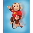 Curious George Plush on Bike by RUSS