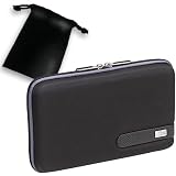 Deluxe Hard Shell Travel Carrying Case with Strap for Select Portable Car GPS Navigator TomTom Go & One Models- to hold unit, adapters, memory cards and other accessories Includes Scratch Guard Accessory Bag
