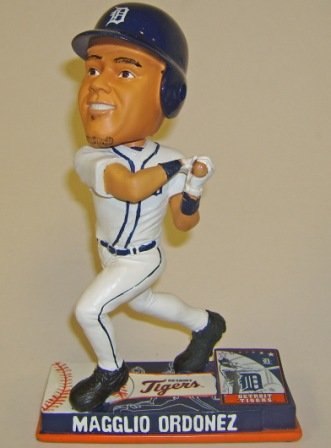 Detroit Tigers Magglio Ordonez Forever Collectibles On Field Bobble Head