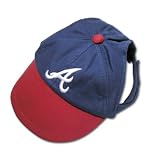 Atlanta Braves Dog Baseball Cap Hat SMALL by Pro Logo Gear