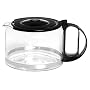 Capresso 4451.01 10-Cup Glass Replacement Carafe with Lid for Capresso Coffeemaker, Black