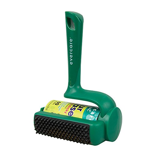 Evercare Fur Erase Extra Sticky Lint Roller & Brush - 60 Sheets