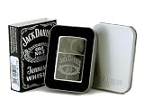 Original Polished Chrome Zippo Lighter with Engraved Jack Daniels 'No7' motiff