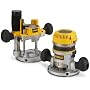 DEWALT DW618PK 12-AMP 2-1/4-HP Plunge and Fixed Base Variable Speed Router Kit with 1/4-Inch and 1/2-Inch Collets