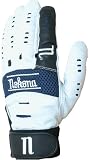Nokona BGIX Adult Batting Gloves - White/Navy