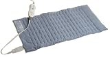 Sunbeam Health at Home King Size Soft Touch Heating Pad with 4 Heat Settings and 2 Hour Auto-Off, Blue