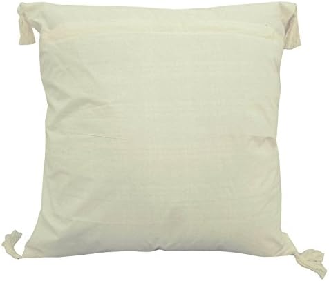 Indian Pillow Owl Patchwork Sofa Cushion Covers White Pillow Case Throw 24" X 24"