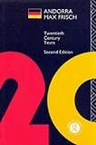 Andorra: Max Frisch (Twentieth Century Texts)