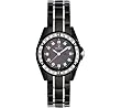 Bulova #98R122 Women's Two Tone Black IP Diamond Accented Watch