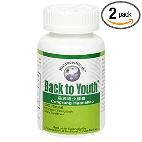Balanceuticals Back to Youth Dietary Supplement Capsules, 500 mg, 60-Count Bottles (Pack... by
