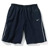 Nike Mens Zip Pocket Navy Long Swim Short with piping