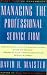Books : Managing the Professional Service Firm