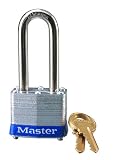 Master Lock 1-9/16-Inch Laminated Steel Pin Tumbler Padlock #3DLH