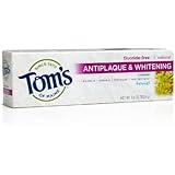 Tom's of Maine Antiplaque and Whitening Fluoride-free Toothpaste