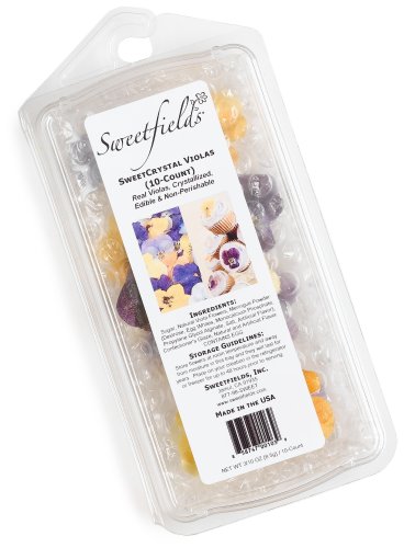 Sweetfields SweetCrystal Violas (10-Count), 0.3-Ounce Boxes (Pack of 2) by Sweetfields