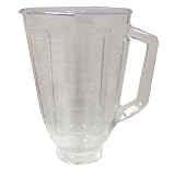 Oster 5 cup glass square top blender jar.