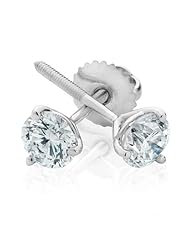 Supreme Certified Round Diamond Solitaire Earrings 1/4ctw