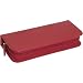 Budd Leather Leather 7 Vial Pill Case (Red)