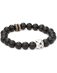 Borgioni Skull Ebony Wood Bracelet