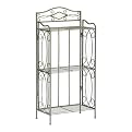 Reflections 3-Tier Towel Shelf - Antique Silvertone