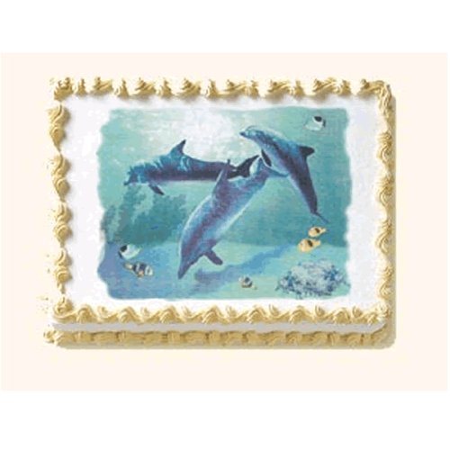 Dolphins Cakes - 1 Do-It-Yourself Edible Cake Art by Decopac