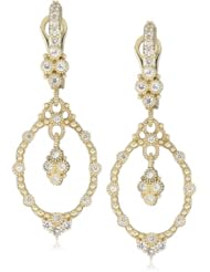 Judith Ripka "Laurel" Small Laurel Earrings