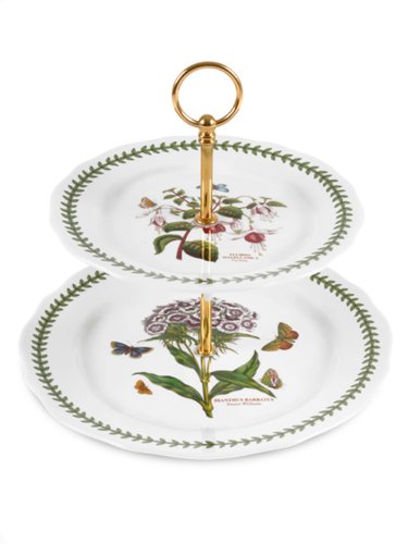 Portmeirion Botanic Garden Two-Tier Cake Server